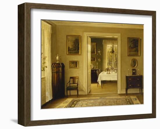 Looking Through to the Dining Room-Hans Hilsoe-Framed Giclee Print