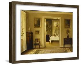 Looking Through to the Dining Room-Hans Hilsoe-Framed Giclee Print