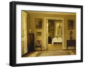 Looking Through to the Dining Room-Hans Hilsoe-Framed Giclee Print