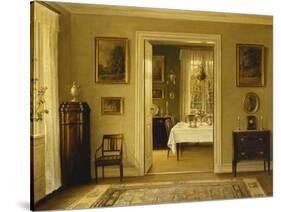 Looking Through to the Dining Room-Hans Hilsoe-Stretched Canvas