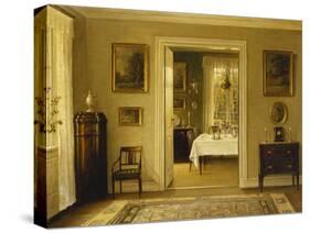 Looking Through to the Dining Room-Hans Hilsoe-Stretched Canvas