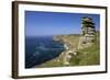 Looking to Sennen Cove from Lands End, Summer Sunshine, Cornwall, England, United Kingdom, Europe-Peter Barritt-Framed Photographic Print