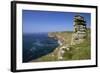 Looking to Sennen Cove from Lands End, Summer Sunshine, Cornwall, England, United Kingdom, Europe-Peter Barritt-Framed Photographic Print