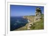 Looking to Sennen Cove from Lands End, Summer Sunshine, Cornwall, England, United Kingdom, Europe-Peter Barritt-Framed Photographic Print