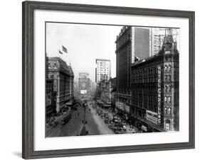 Looking Toward the North from 42nd Street-null-Framed Photographic Print