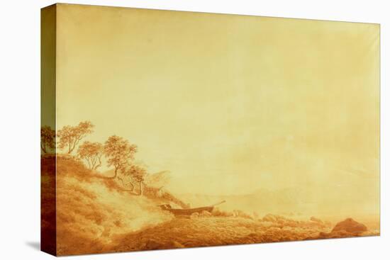 Looking Towards Arkona at Sunrise, 1801-Caspar David Friedrich-Stretched Canvas