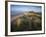 Looking Towards Bamburgh Castle Bathed in Evening Light from the Dunes Above Bamburgh Beach-Lee Frost-Framed Photographic Print