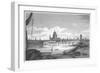 Looking Towards Blackfriars Bridge from the West, London, 1810-null-Framed Giclee Print