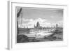 Looking Towards Blackfriars Bridge from the West, London, 1810-null-Framed Giclee Print