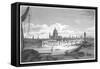 Looking Towards Blackfriars Bridge from the West, London, 1810-null-Framed Stretched Canvas