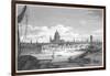 Looking Towards Blackfriars Bridge from the West, London, 1810-null-Framed Giclee Print