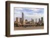 Looking Towards City Center Buildings from a Beach-Jane Sweeney-Framed Photographic Print