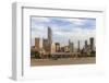 Looking Towards City Center Buildings from a Beach-Jane Sweeney-Framed Photographic Print