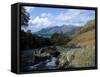 Looking Towards Derwent Water and the Skiddaw Hills from Ashness Bridge, Cumbria, UK-Lee Frost-Framed Stretched Canvas