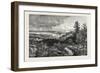 Looking Towards Lake Ontario, from Heights Near Queenston, Canada, Nineteenth Century-null-Framed Premium Giclee Print