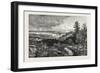 Looking Towards Lake Ontario, from Heights Near Queenston, Canada, Nineteenth Century-null-Framed Giclee Print
