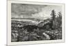 Looking Towards Lake Ontario, from Heights Near Queenston, Canada, Nineteenth Century-null-Mounted Giclee Print
