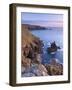 Looking Towards Land's End from the Cliffs Above Sennen, Cornwall, England. Spring-Adam Burton-Framed Photographic Print