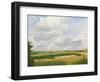 Looking towards Lords Hill with Salisbury Plain Beyond, 2011 (Oil on Canvas)-Peter Breeden-Framed Giclee Print