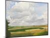 Looking towards Lords Hill with Salisbury Plain Beyond, 2011 (Oil on Canvas)-Peter Breeden-Mounted Giclee Print