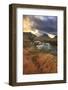 Looking Towards Marsco with Stormy Sky and the River Sligachan, Isle of Skye, Inner Hebrides, UK-Mark Hamblin-Framed Photographic Print