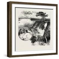 Looking Towards Quebec, from Montmorency, Canada, Nineteenth Century-null-Framed Giclee Print