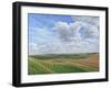 Looking Towards Salisbury Plain from the Ramparts of Scratchbury Hill Fort, 2009-Peter Breeden-Framed Giclee Print