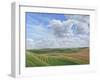 Looking Towards Salisbury Plain from the Ramparts of Scratchbury Hill Fort, 2009-Peter Breeden-Framed Giclee Print