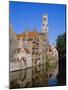 Looking Towards the Belfry of Belfort Hallen, Bruges, Belgium-Lee Frost-Mounted Photographic Print