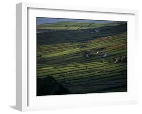 Looking Towards the Bera Peninsula from the Ring of Kerry Road, County Kerry, Eire-Gavin Hellier-Framed Photographic Print