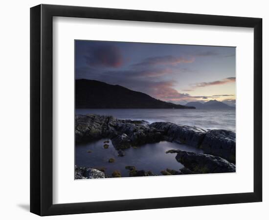 Looking Towards the Scottish Mainland from Loch na Dal, Isle of Skye, Scotland-Jon Gibbs-Framed Photographic Print