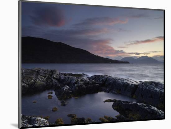 Looking Towards the Scottish Mainland from Loch na Dal, Isle of Skye, Scotland-Jon Gibbs-Mounted Photographic Print