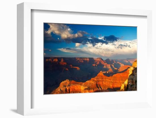 Looking towards Wotan's Throne from south rim, Grand Canyon, Arizona-Geraint Tellem-Framed Photographic Print