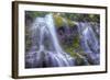 Looking Up at Lower Proxy Falls - Central Oregon-Vincent James-Framed Photographic Print