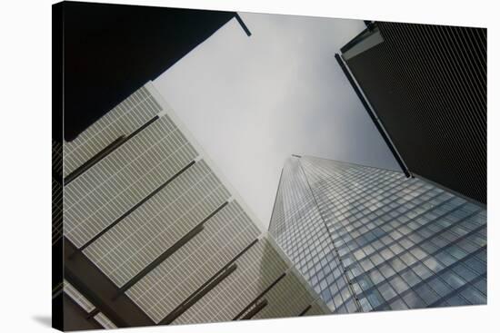 Looking up att he Shard  2020  {photograph)-Ant Smith-Stretched Canvas