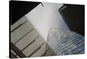 Looking up att he Shard  2020  {photograph)-Ant Smith-Stretched Canvas