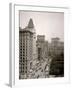 Looking Up Broadway from City Hall, New York-null-Framed Photo