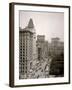 Looking Up Broadway from City Hall, New York-null-Framed Photo