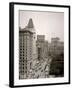 Looking Up Broadway from City Hall, New York-null-Framed Photo