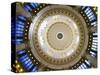 Looking Up from the Rotunda at the Dome of the Idaho State Capitol Building, Boise, Idaho, Usa-David R. Frazier-Stretched Canvas