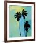 Looking up in L.A., Left Panel-Greg Stocks-Framed Art Print