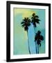 Looking up in L.A., Left Panel-Greg Stocks-Framed Art Print