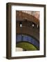 Looking Up into Arched Architecture Lighted by Different Temperature Outdoor Lighting, Mexico-Judith Zimmerman-Framed Photographic Print