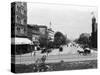 Looking up Penn Avenue towards Capitol-null-Stretched Canvas