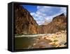 Looking Up River From Below Hance Rapid, Grand Canyon National Park, Arizona, USA-Bernard Friel-Framed Stretched Canvas