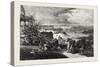 Looking Up the Ottawa, from Parliament Grounds, Canada, Nineteenth Century-null-Stretched Canvas