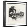 Looking Up the Thames, Chatham, Canada, Canada, Nineteenth Century-null-Framed Giclee Print