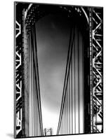 Looking up to Tower on the George Washington Bridge-Margaret Bourke-White-Mounted Photographic Print