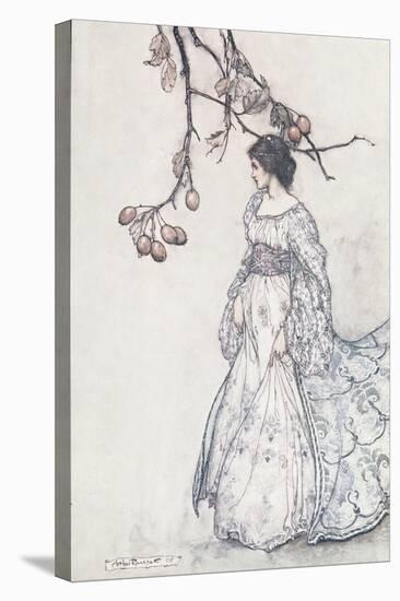 "Looking Very Undancey Indeed", from 'Peter Pan in Kensington Gardens' by J.M. Barrie, 1906-Arthur Rackham-Stretched Canvas