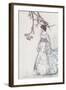 "Looking Very Undancey Indeed", from 'Peter Pan in Kensington Gardens' by J.M. Barrie, 1906-Arthur Rackham-Framed Giclee Print